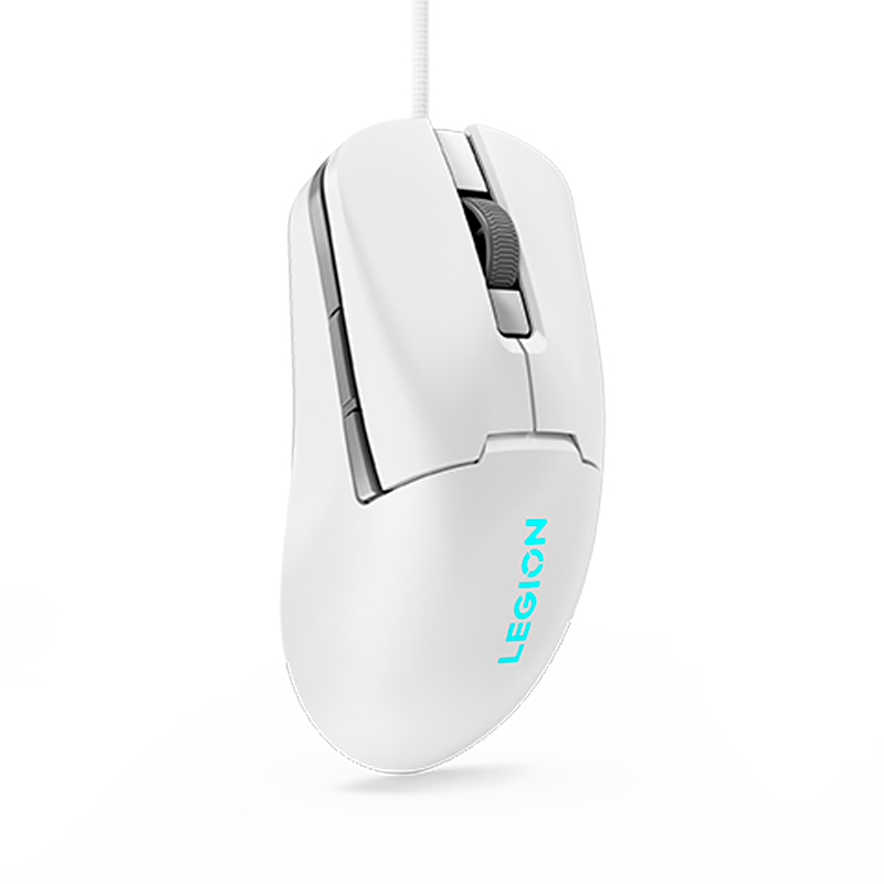 Mouse Gamer Lenovo Legion M300S, USB 2.0/Hasta 8000 Dpi/1000Hz/Rgb/Glacier White (Bla
