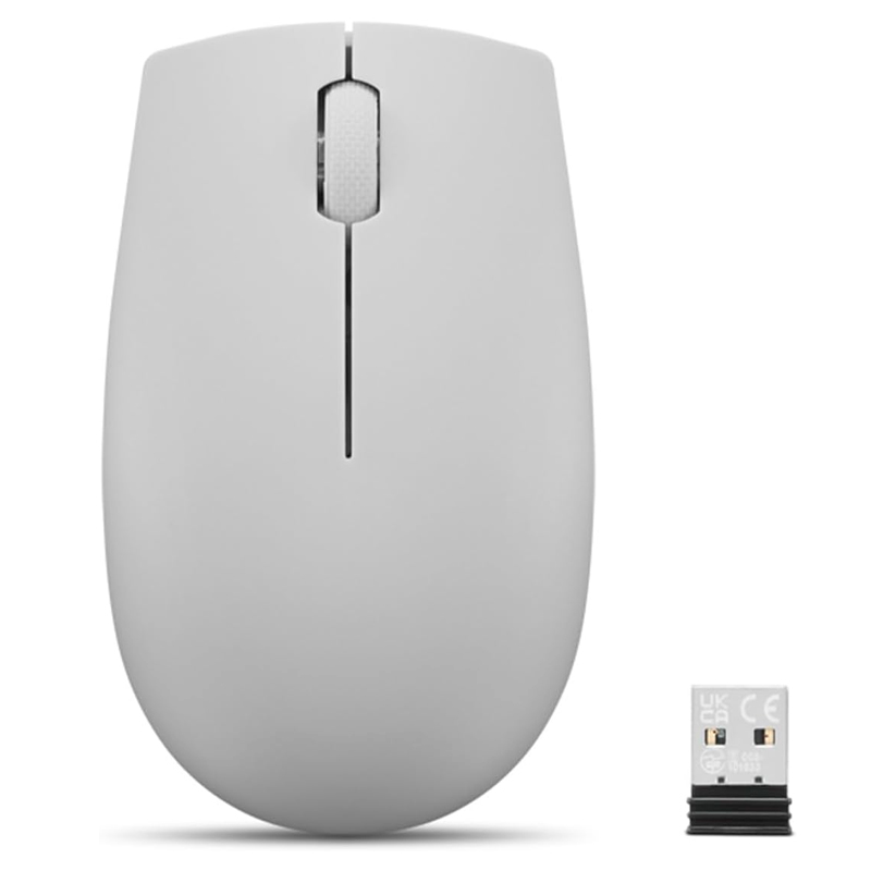 Mouse Inalambrico Compacto Lenovo 300, Color Grisartico.conectividad: Receptor I
