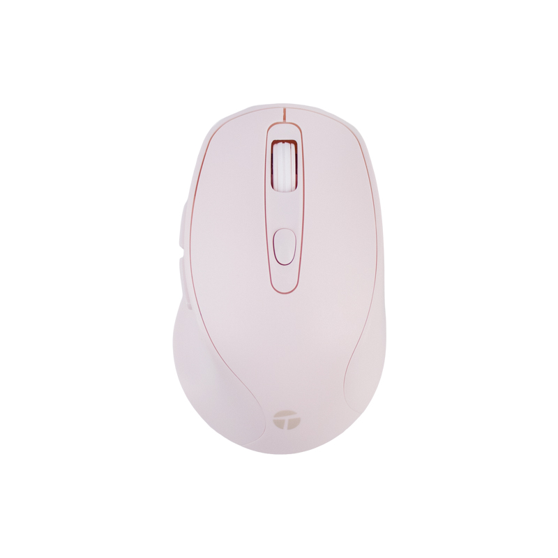 Mouse Inalámbrico Teros Te-1234S, 2.4Ghz, 6 Botones, Usb, Rosadoel Mouse Inalámb