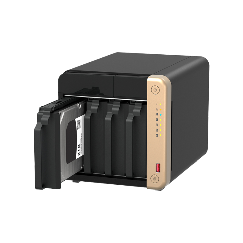 Servidor NAS Qnap Ts-464-8G, Celeron N5095 4C/2.9Ghz, 8GB DDR4 / Bahias: 4 X 3.5 Sat