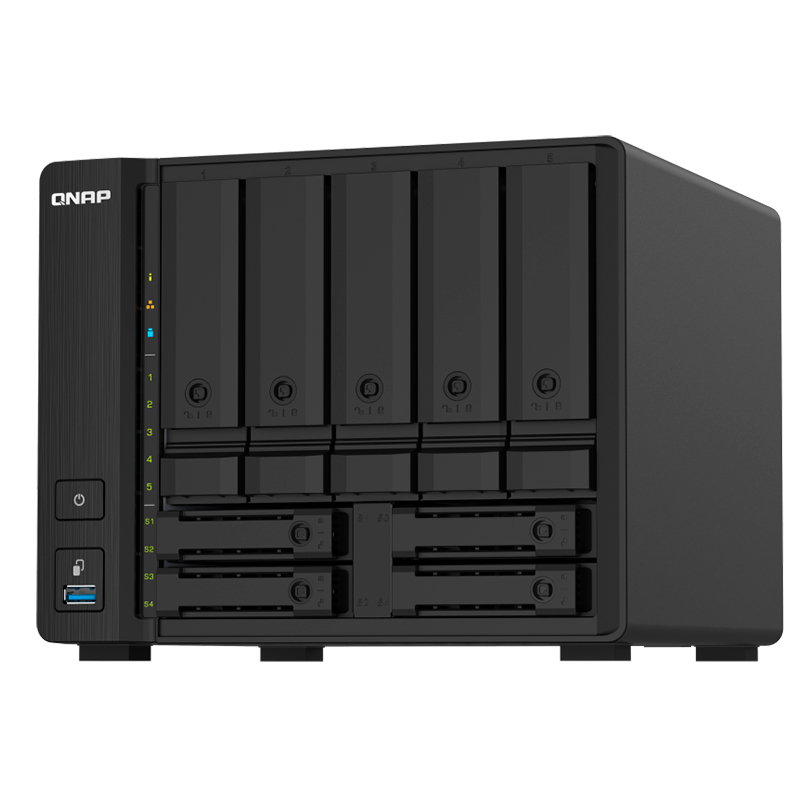 Servidor NAS Qnap Ts-932Px-4G Arm Cortex-A57 4C/1.7Ghz 4GB DDR4 Bahias: 5X3.5+4X2.5