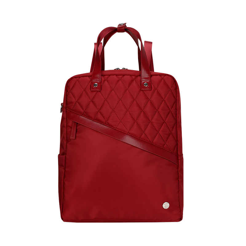 Backpack Teros Roseann Ii Te-9049Rd, Para Notebooks De Hasta 14.1, Color Rojolu