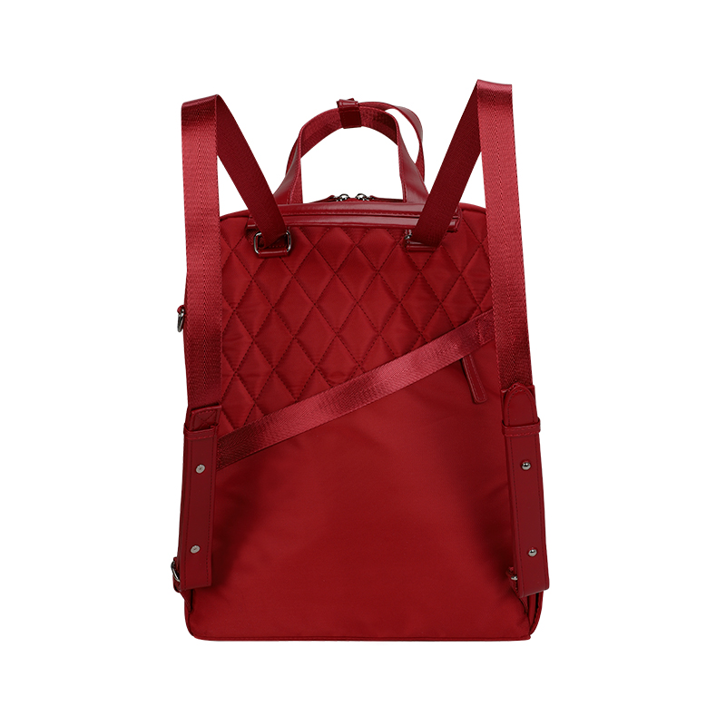 Backpack Teros Roseann Ii Te-9049Rd, Para Notebooks De Hasta 14.1, Color Rojolu