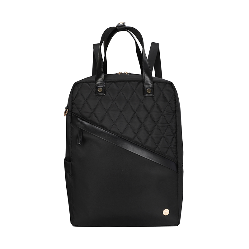 Backpack Teros Roseann Ii Te-9050Bk, Para Notebooks De Hasta 14.1 - Color Black