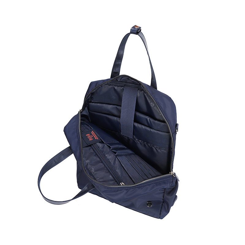Backpack Teros Roseann Ii Te-9051Bl, Para Notebooks De Hasta 14.1 - Color Azulo