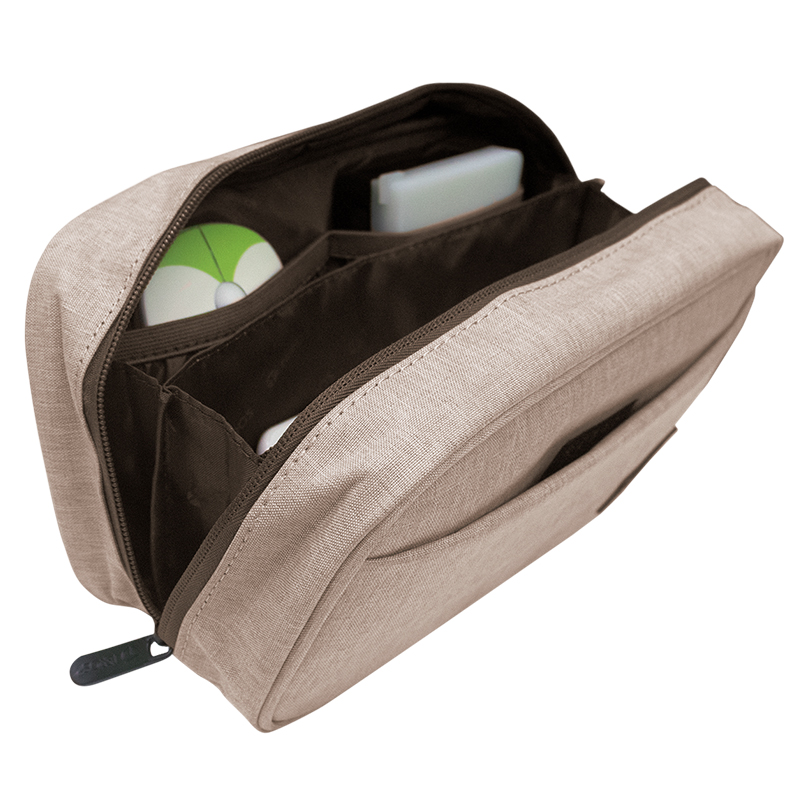 Cartuchera / Estuche / Organizador / Portacables Teros Te-Acs9015, Beigecartuche