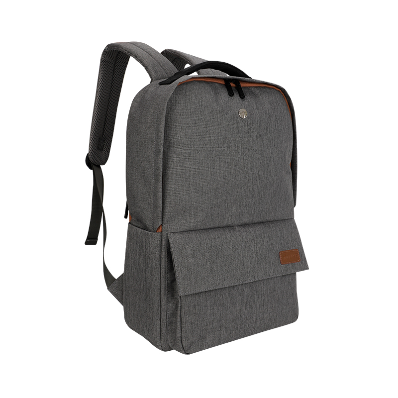 Backpack Teros City Ii Te-9028-2Gr, Para Notebooks De Hasta 15.6 - Color Grismu