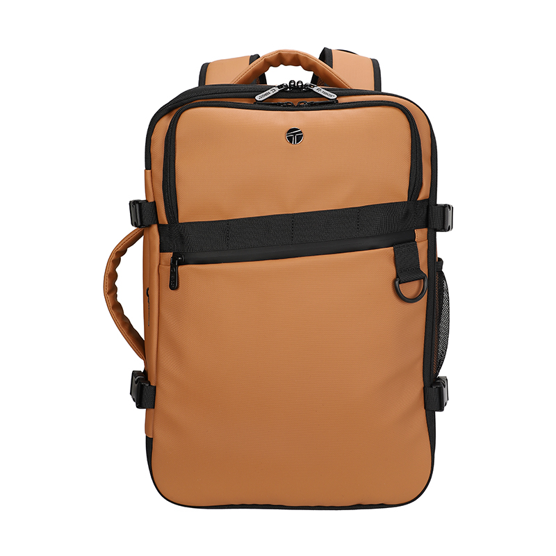 Travel Backpack Teros Te-9038Bw, Para Notebooks De Hasta 15.6, Color Brownviaja