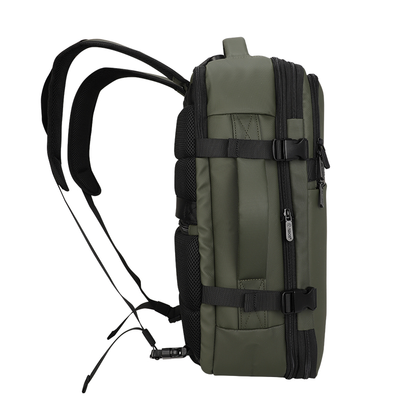 Backpack Teros City Ii Te-9040Dg, Para Notebooks De Hasta 15.6, Color Verdevers