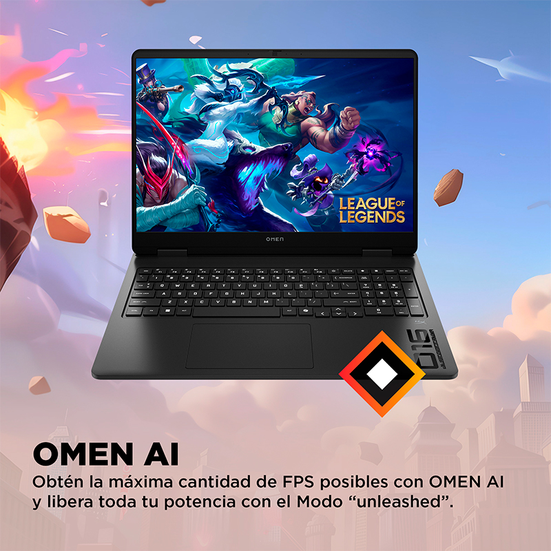 Notebook HP Omen Gaming 16-Ap0007La, 16 2K IPS AMD Ryzen 9 8940Hx Hasta 5.3Ghz, 24GB