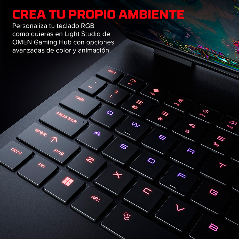 Notebook Gaming HP Hyperx Omen 15-Ga0001La, Core I7-14650Hx Hasta 5.2Ghz, 16GB Ddr5-5