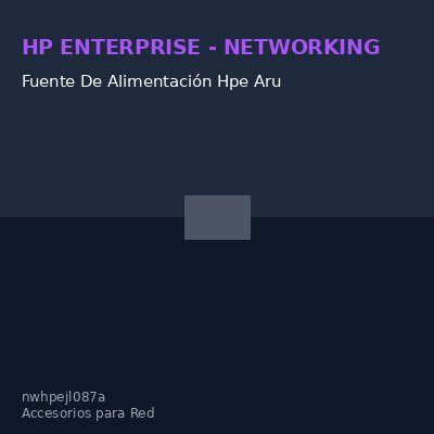 Fuente De Alimentación Hpe Aruba X372, 1050W, Voltaje De Entrada 110V - 240Vac.