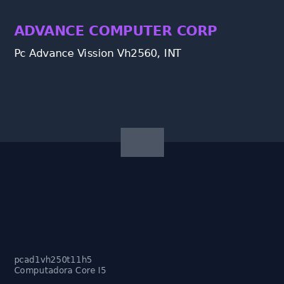 Pc Advance Vission Vh2560, INTEL Core I5-12400 2.50/4.40Ghz 18MB Smartcaché, 117W @@@