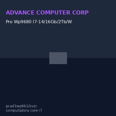 Pro Wp9680 I7-14/16Gb/2Tb/W