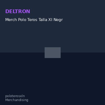 Merch Polo Teros Talla Xl Negr