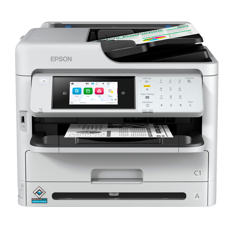 Impresora Multifuncional Epson Wf-M5899, Imprime / Escanea / Copia / Fax / LAN / WiFi