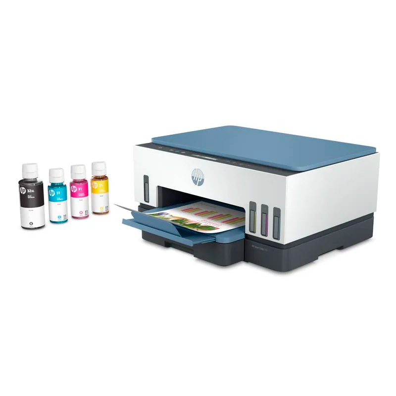 Multifuncional De Tinta HP Smart Tank 725, Impresión/Escaneo/Copia/Wi-Fi/Bluetooth Le