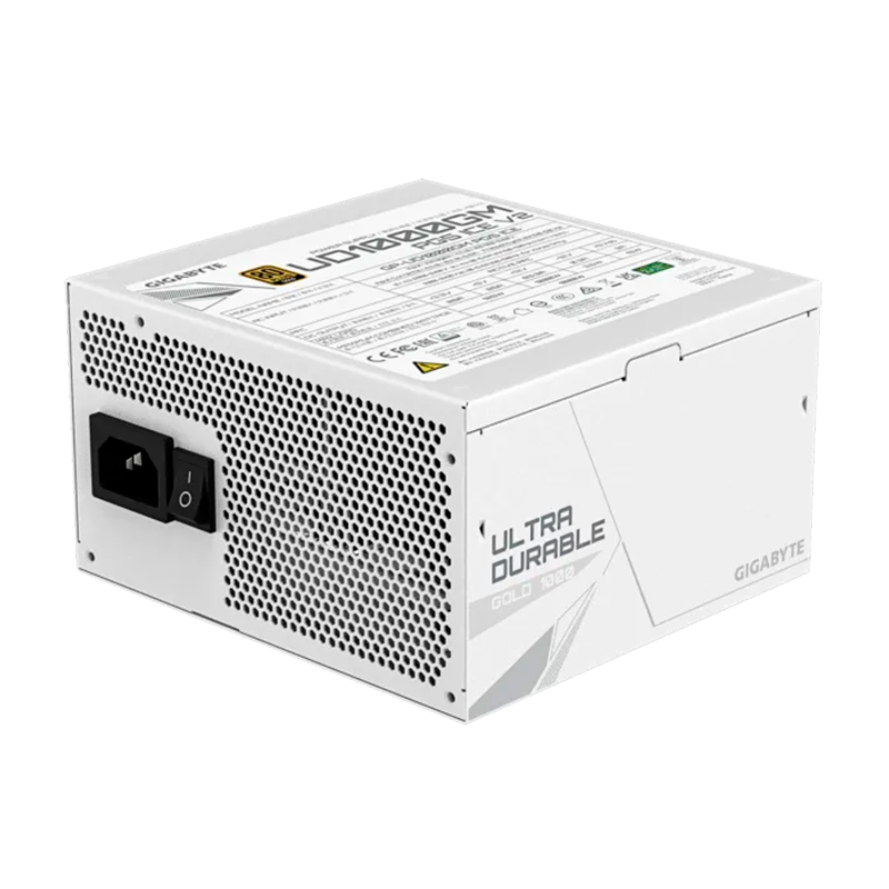 Fuente De Alimentación Gigabyte Ud1000Gm Pg5 V2 Ice 1000W, 80 Plus Gold, Formato Atx.