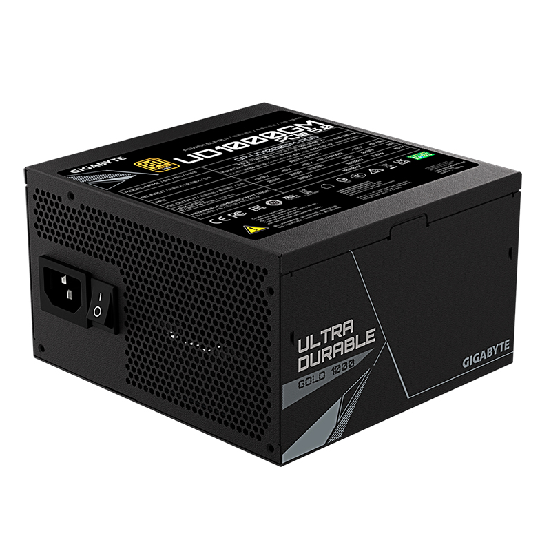 Fuente De Alimentación Gigabyte Ud1000Gm Pg5, 1000W, 80 Plus Gold Certified, Formato