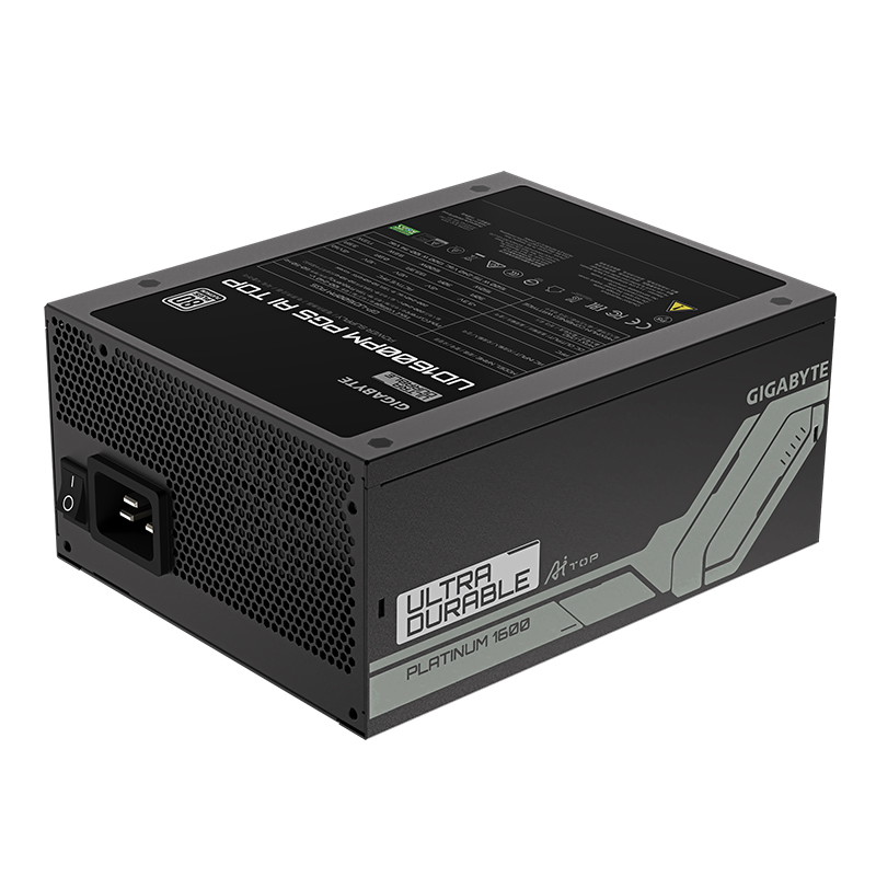 Fuente De Alimentación Gigabyte Ud1600Pm Pg5 AI Top, 80 Plus Platinum, 1600W, Formato