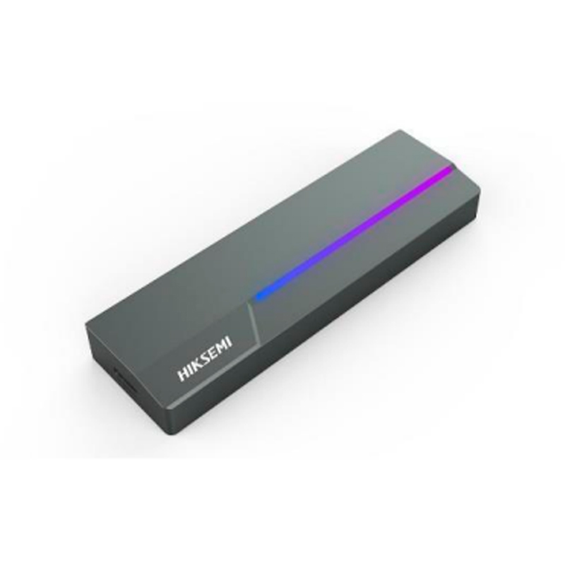 Enclosure (Estuche) Portatil Hiksemi Mdr1 Con Luzrgb, Interfaz USB 3.2 Gen 2 Tipo-C,