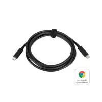 Cable Lenovo USB-C A USB-C De 2 Mmantente Conectado Con Hosts Y Dispositivos USB