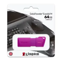 Memoria Flash USB Datatraveler Exodia M, 64Gb, USB 3.2 Gen 1 (Tipo-A) Neon Purple (Mo