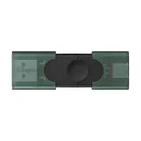 Memoria Flash USB Kingston Datatraveler Duo, 128GB USB 3.2 Gen 1, Color Negro Mate