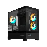 Case Gigabyte Gb-C201P Panoramic, Mid Tower, Compatible Con Mini-Itx/M-Atx, Color Neg