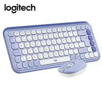 TECLADO LOGITECH + MOUSE POP ICON BLUETOOTH/WIRELESS SP / COPILOT/ LILAC (920-013054)