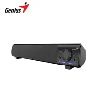 PARLANTE GENIUS SOUND BAR 220BT 4W WIRELESS BLUETOOTH AUX-IN 3.5MM USB-A/USB-C BLACK (31730060400)