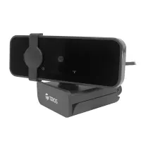 Webcam Teros Te-9072, 2K, Micrófono Incorporado, USB 2.0Trabaja Con Casi Todas L