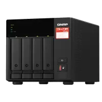 Servidor NAS Qnap Ts-473A, AMD Ryzen V1500B/2.2Ghz, 8GB DDR4 Sodimm, Bahias: 4 X 3.5