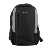 Backpack Teros Te-9040Ns, Para Notebooks De Hasta15.6, Negro/Grisestilo Clásico