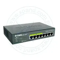 Switch D-LINK Dgs-1100-08P, Capa 2, 8 Puertos Rj-45 LAN Gbe, Poe, Auto Mdi/Mdix.