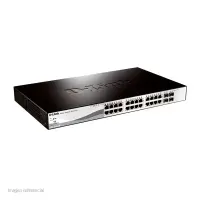 Switch D-LINK Dgs-1210-28P, Capa 2, Poe, 24 Rj-45Lan Gbe, 4 Puertos Sfp, Auto Mdi/Mdi
