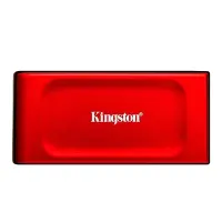 Unidad En Estado Sólido Externa Kingston Xs1000, 1Tb, USB 3.2 Gen 2 Tipo-C, Color Roj