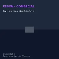 Cart. De Tinta Cian Sjic35P-C