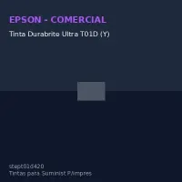 Tinta Durabrite Ultra T01D (Y)