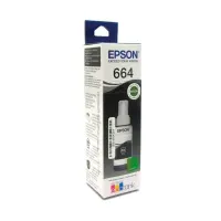 Botella De Tinta Epson T664120, Color Negro, Contenido 70Ml, Para Impresoras Epson L2