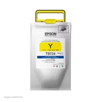 Bolsa De Tinta Epson Durabrite Pro T973420, Coloryellow.para Impresora Epson Wor