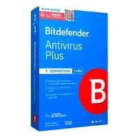 Bitdefender Antivirus Plus - Licencia De 1 Año Para 3 Dispositivosel Bitdefender