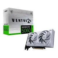 Tarjeta De Video MSI Geforce RTX 5060 8G Ventus 2X Oc White, 8GB Gddr7, PCIE 5.0 X16