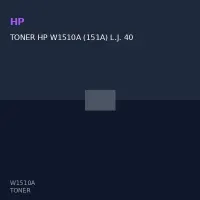 TONER HP W1510A (151A) L.J. 4003A BLACK 3,050 PGS