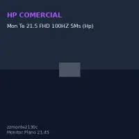 Mon Te 21.5 FHD 100HZ 5Ms (Hp)