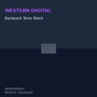 Backpack Teros Black