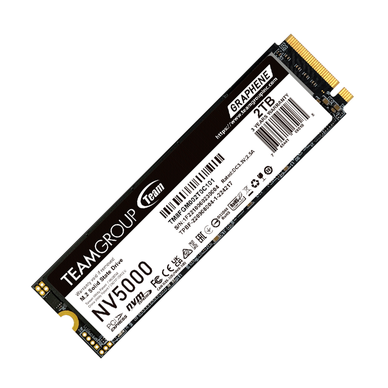Unidad De Estado Solido Teamgroup Nv5000 M.2 Pcie4.0 SSD M.2 2Tb, PCIE Gen4X4 Con Nvm