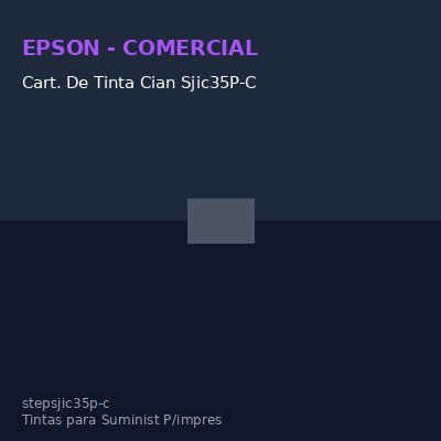 Cart. De Tinta Cian Sjic35P-C