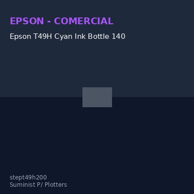 Epson T49H Cyan Ink Bottle 140