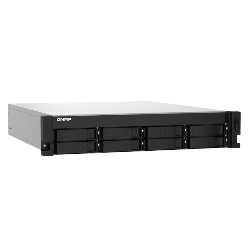 Servidor NAS Qnap Ts-832Pxu-Rp-4G, Al324 Arm Cortex-A57 4C/1.7G, 4GB Ddr4, 8 X3.5 Sa